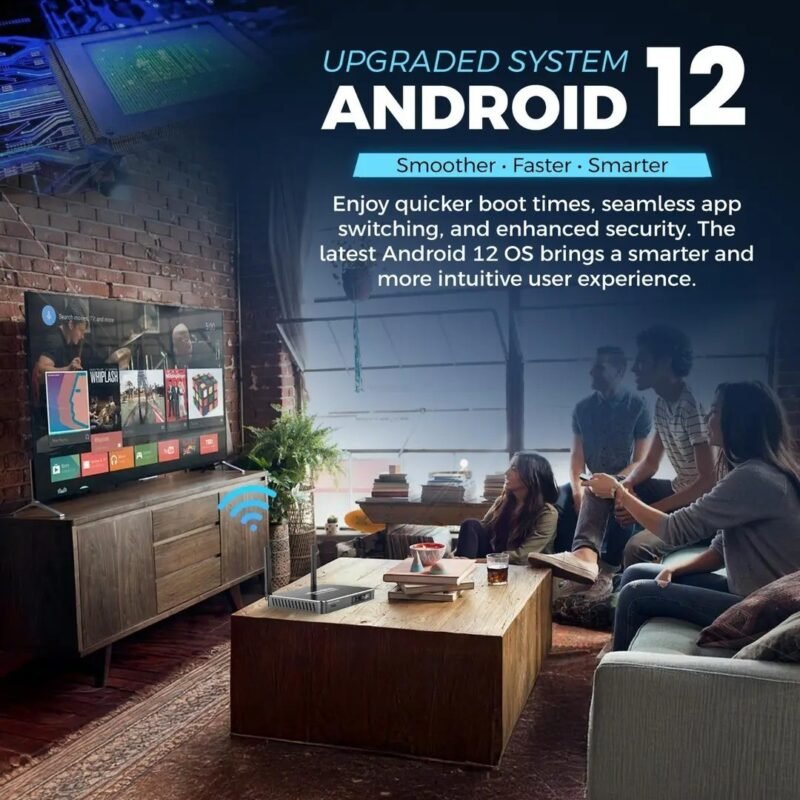 Android 12 powered TV Box