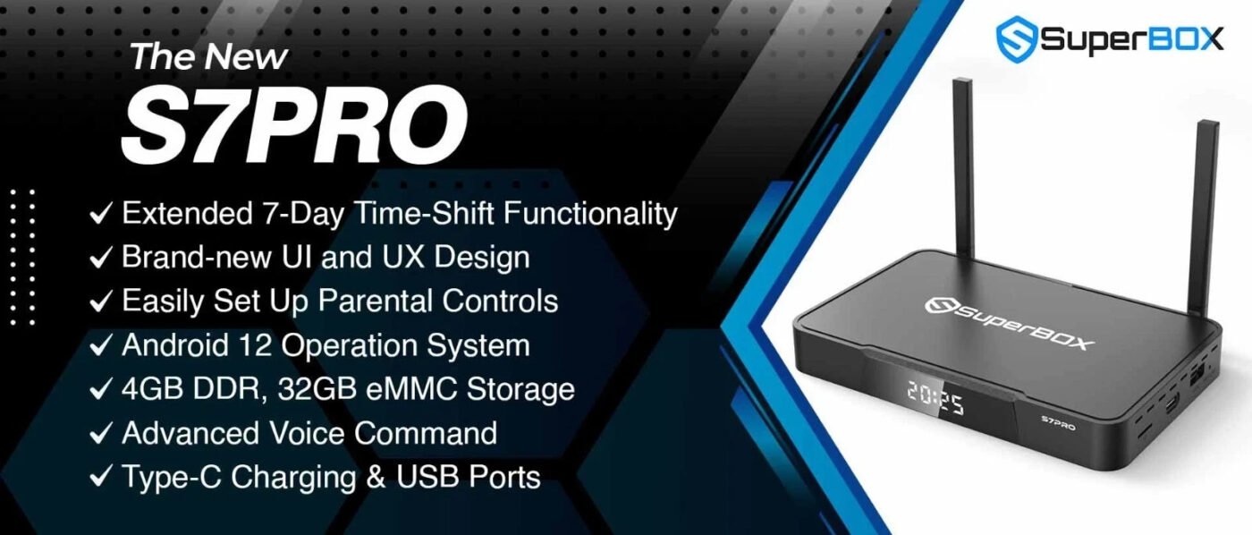 Superbox S7 Pro IPTV on sale.
